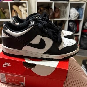Nike Black and White Low-Top Sneakers